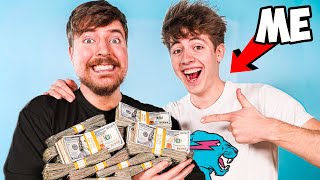 I Donated 100000 to MrBeast [upl. by Ddene]