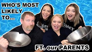 WHOS MOST LIKELY TO PARENTS EDITION  TIK TOK CHALLENGE [upl. by Goddord]