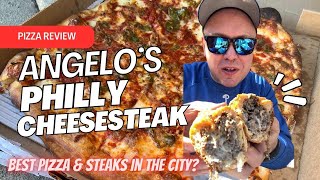 Reviewing Angelos Cooper Sharp Cheesesteak and Diavlo Pizza in South Philly [upl. by Emerald]