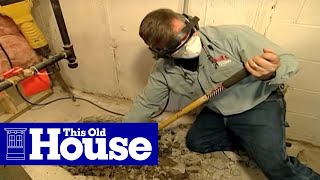 How to Install a Sump Pump  This Old House [upl. by Auston]