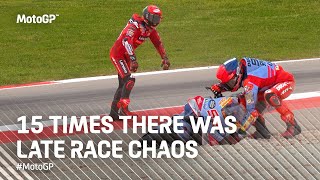 Big drama in the final laps 😱  MotoGP [upl. by Maidie726]