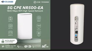 AFFORDABLE 5G CPE ROUTER NR500EA  OPENLINE  TUOSHI [upl. by Letsyrhc]