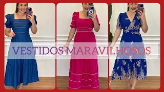 VESTIDOS MARAVILHOSOS NO VAREJO ✅ [upl. by Ertnom]