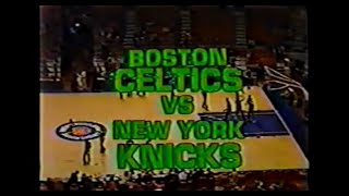 481982 Celtics at Knicks Larry Bird ML Carr with a fullcourt chasedown block on Paul Westphal [upl. by Uriah]