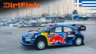 WRC Cars Warming Tires in Harbour 4k 50fps Raw Footage [upl. by Connolly]