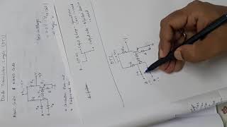 Lecture 52  NAND Gate using DTL [upl. by Dolora]