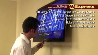 On Wall TV Mount  Tilting Wall Mount Review  AVExpress [upl. by Netsirk491]