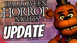 Halloween Horror Nights 2024 Terror Tram Update Five Nights at Freddys Universal Studios Hollywood [upl. by Nofpets]