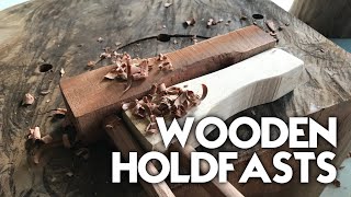 Woodworking At Home  Making Holdfasts [upl. by Novets]