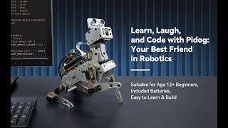 SunFounder PiDog Robot Dog Kit for Raspberry Pi [upl. by Noyahs]