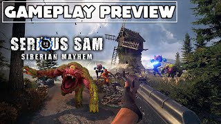 Serious Sam Siberian Mayhem  Gameplay Reveal Trailer [upl. by Rhpotsirhc]