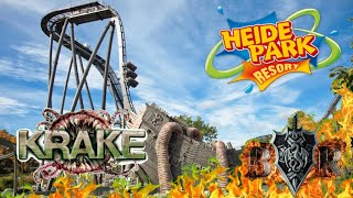 Heide Park Krake  Offride [upl. by Sikko]