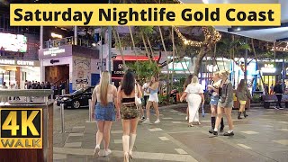 Nightlife Australia  Surfers Paradise  Gold Coast  2024 🇦🇺 Saturday Night Fun [upl. by Baskett]