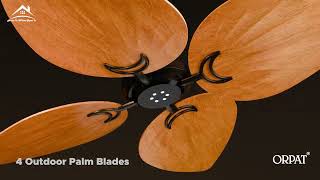 BLDC Ceiling Fan – Moneysaver Green leaf Plus – 28W  Luxury Home Decor Fans by Orpat [upl. by Yerxa]