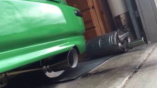 Yonaka catback exhaust EK civic [upl. by Enelie64]