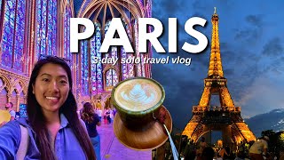 FIRST TIME TRAVELLING TO PARIS FRANCE 🇫🇷  3Day Solo Travel Vlog [upl. by Curtis]