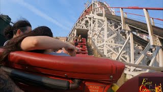 Coney Island Cyclone POV 4K Back Row 60fps Luna Park Coney Island NY [upl. by Gale]