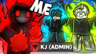 Trolling TOXIC PLAYERS With an ADMIN KJ MOVESET Roblox The Strongest Battlegrounds [upl. by Alban]