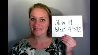 Video 425 Norskprøve A1 A2 skriv til bildet [upl. by Wershba]