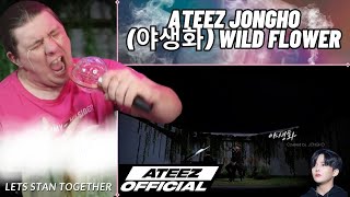 JONGHO Is The BEST Vocalist i cried BOW DOWN┋Special Clip ATEEZ에이티즈 종호 ‘박효신  야생화‘┋REACTION [upl. by Sarene546]