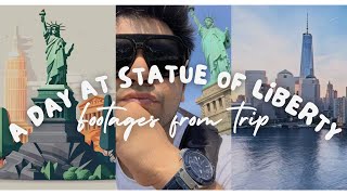 Exploring the Iconic quotStatue of Libertyquot Footages from my library  New York City Trip [upl. by Lombardo]