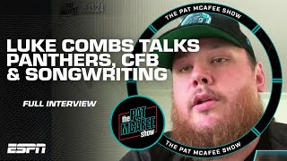 Luke Combs on viral Panthers tweet Bryce Young App State fandom amp more  The Pat McAfee Show [upl. by Osanna]