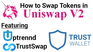 Uniswap V2 Tutorial  How to Swap Tokens in Trust Wallet [upl. by Menides845]