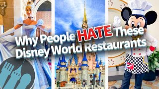 Why People HATE These Disney World Restaurants [upl. by Rigdon]