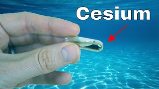 Opening a Vial of Cesium Underwater [upl. by Idas]