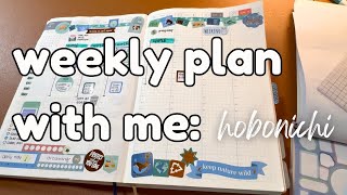 plan with me in my hobonichi hon  april 1522 2024 [upl. by Yenduhc]