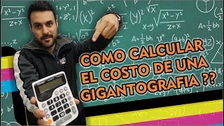 Como calcular el valor de una GIGANTOGRAFIA [upl. by Enneicul]