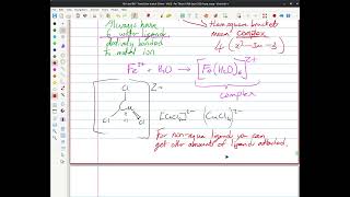 Transition metals 2  282  Cu and Co complexes  Thur 19th Sept 2024 [upl. by Shien]