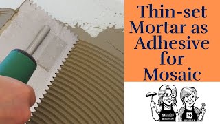 Mastering Mosaic Art ThinSet Mortar Guide for Perfect Adhesion [upl. by Alamap]