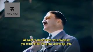 Hitlers Address to German Youth Sept 8 1934 Speech ENHANCED AND AI COLORIZED [upl. by Senecal]