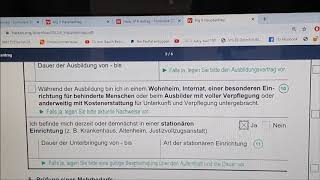 Jobcenter formulare ausfüllen Teil3 1 [upl. by Einnal]