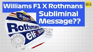 Williams F1 X Rothmans  Conservative Approach To Hide Tobacco [upl. by Neitsirk640]