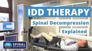 IDD Therapy Spinal Decompression  Explainer Video For Spinal Pain Sufferers [upl. by Anderea664]