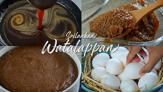 Sri Lankan Watalappan Recipe  Eid Sweets  Original Muslim Style watalappam  Ramadan Eid desserts [upl. by Edgard]