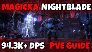 ESO  Magicka Nightblade  PvE Guide  UPDATED BUILD LINK IN DESCRIPTION [upl. by Violante973]