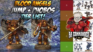 Blood Angels  Jump Pack amp Phobos Tier List 10th edition [upl. by Lindholm]