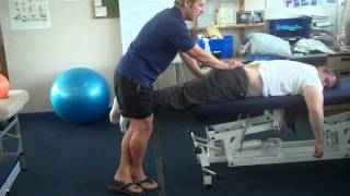 How to perform a Grade 5 manipulation HVT and mobilisation to correct a Sacroiliac Upslip [upl. by Nnaul823]