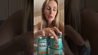 Tasting Heinz baked beans Which do you think tastes better sugar free or regular Let me know [upl. by Nalepka]