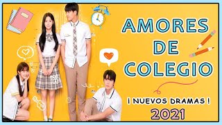 5 Nuevos Doramas ESCOLARES ROMANTICOS 2021 📔💛 sub español kdramas y cdramas [upl. by Lachlan]