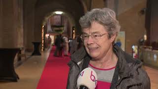 Une exposition florale garnit la Basilique de Koekelberg pendant cinq jours [upl. by Helman]