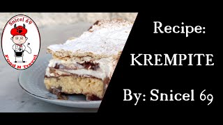 KremĹˇnita recept  đź‘ŚđźŤđź‘Ť Kremna Rezina  Krempita  Snicel 69 [upl. by Ced]