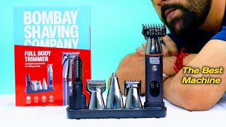 Bombay Shaving Company 5 in1 Multi Grooming Kit  All in One Trimmer for Men Unboxing and Review [upl. by Tippets]