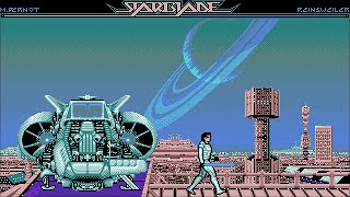 Starblade  Longplay Atari ST  DEATH Scene Silmarils [upl. by Simonsen]