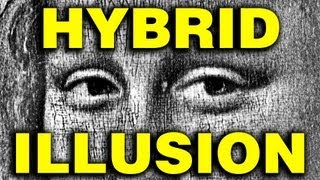 Hybrid Image Optical Illusion Photoshop Tutorial [upl. by Irving]