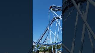 Vertical Drop  Griffon at Busch Gardens Williamsburg [upl. by Kecaj]