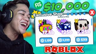 Pet Simulator X  Spending 10000 ROBUX sa Pet X Simulator Lakas ko na  Roblox [upl. by Mraz3]